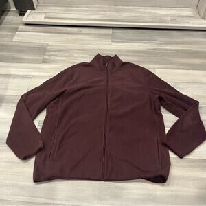 Croft & Barrow Chocolate Fleece Pullover